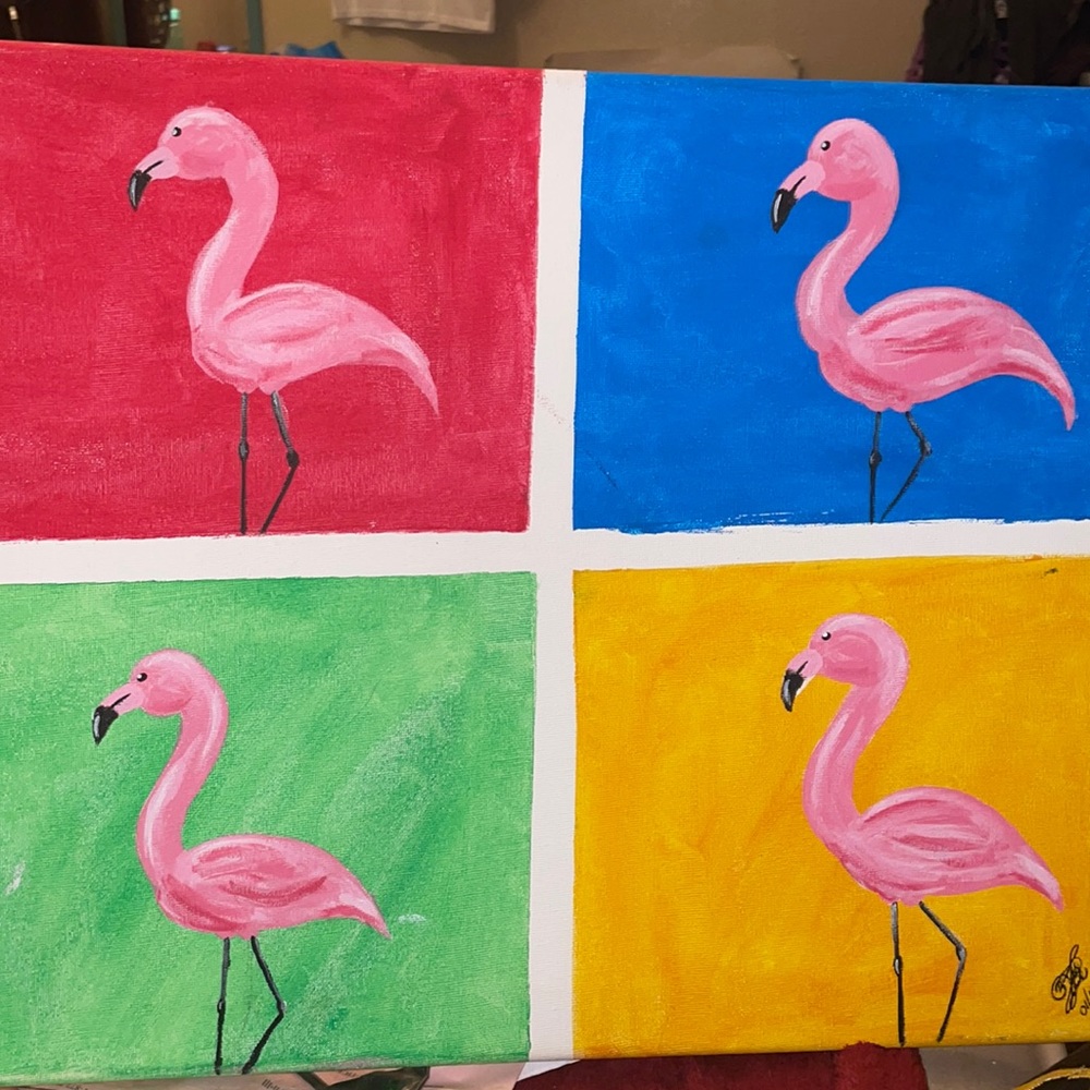 inspiration behind this was the marilyn monroe painting
